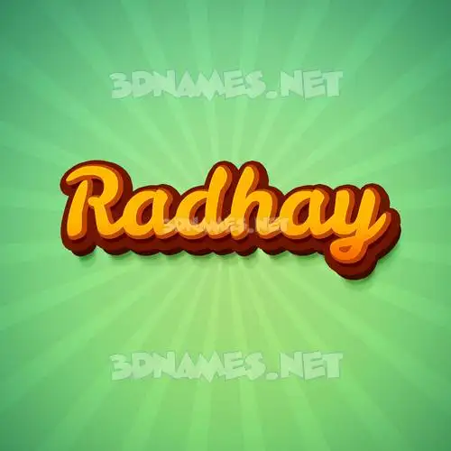 radhay in Green Rays style - 3D name wallpaper radhay in Green Rays style - 3D name wallpaper