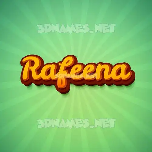 rafeena in Green Rays style - 3D name wallpaper rafeena in Green Rays style - 3D name wallpaper