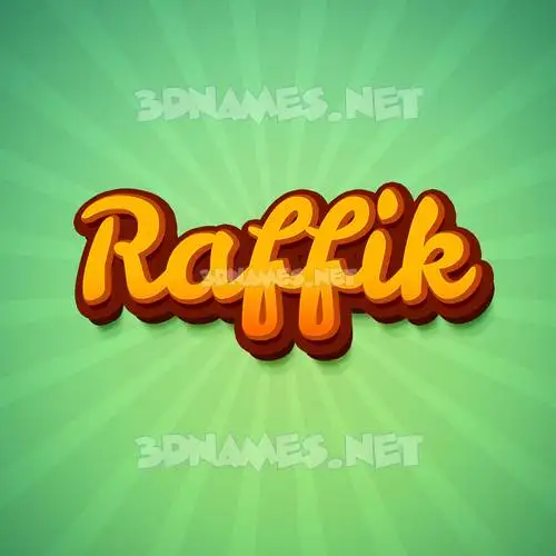 raffik in Green Rays style - 3D name wallpaper raffik in Green Rays style - 3D name wallpaper