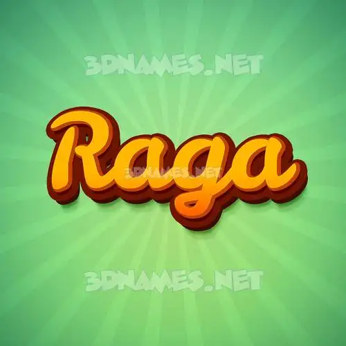 raga in Green Rays style - 3D name wallpaper raga in Green Rays style - 3D name wallpaper