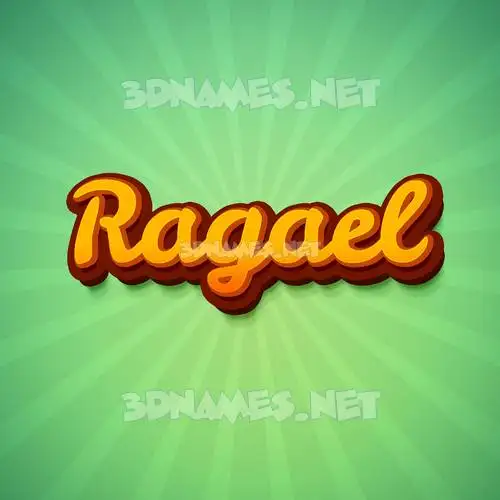 ragael in Green Rays style - 3D name wallpaper ragael in Green Rays style - 3D name wallpaper