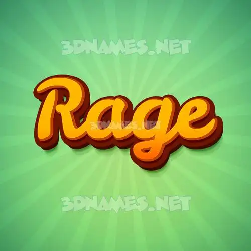 rage in Green Rays style - 3D name wallpaper rage in Green Rays style - 3D name wallpaper
