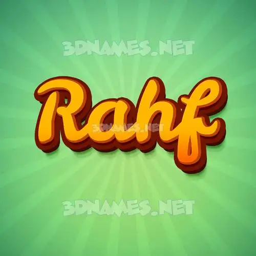 rahf in Green Rays style - 3D name wallpaper rahf in Green Rays style - 3D name wallpaper
