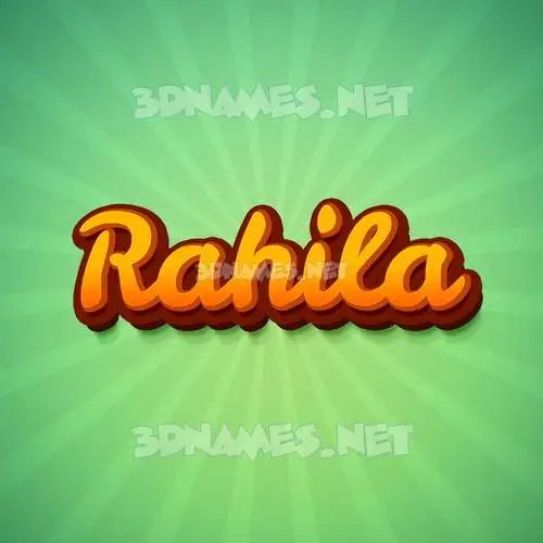 rahila in Green Rays style - 3D name wallpaper rahila in Green Rays style - 3D name wallpaper