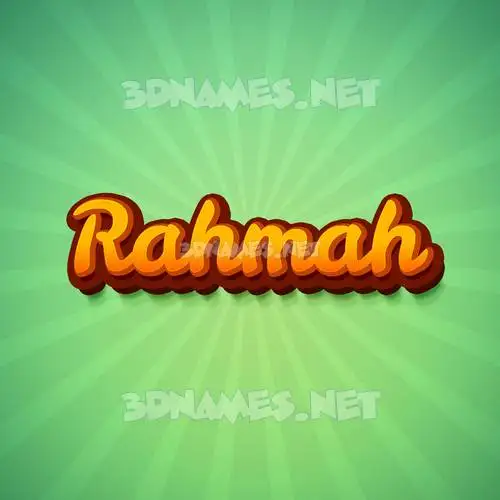 rahmah in Green Rays style - 3D name wallpaper rahmah in Green Rays style - 3D name wallpaper