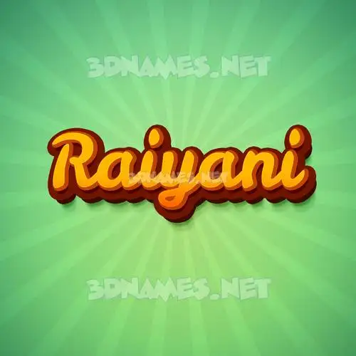 raiyani in Green Rays style - 3D name wallpaper raiyani in Green Rays style - 3D name wallpaper