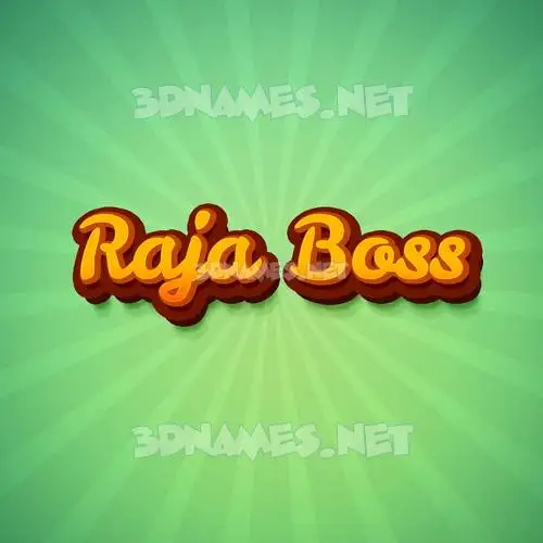 raja boss in Green Rays style - 3D name wallpaper raja boss in Green Rays style - 3D name wallpaper