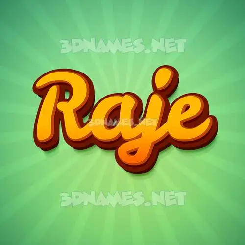 raje in Green Rays style - 3D name wallpaper raje in Green Rays style - 3D name wallpaper