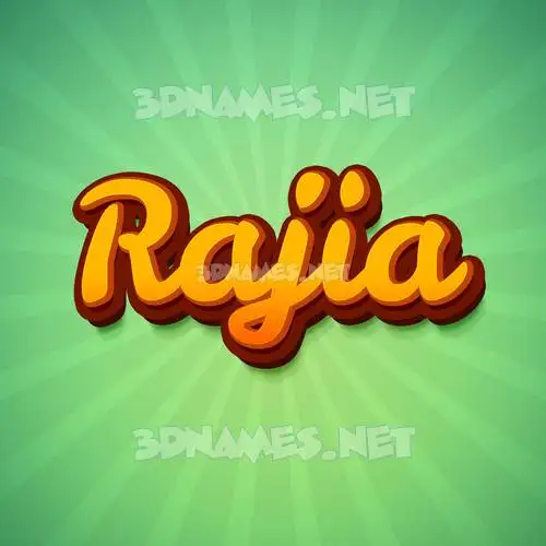rajia in Green Rays style - 3D name wallpaper rajia in Green Rays style - 3D name wallpaper
