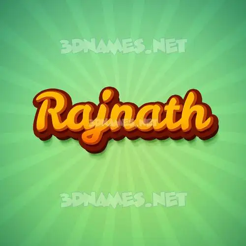 rajnath in Green Rays style - 3D name wallpaper