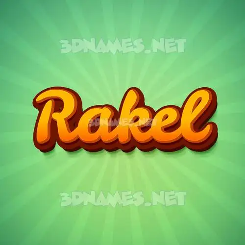 rakel in Green Rays style - 3D name wallpaper rakel in Green Rays style - 3D name wallpaper