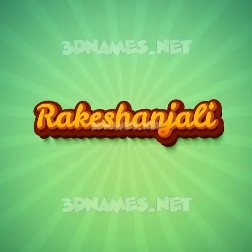 rakeshanjali in Green Rays style - 3D name wallpaper rakeshanjali in Green Rays style - 3D name wallpaper