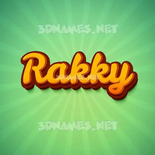 rakky in Green Rays style - 3D name wallpaper rakky in Green Rays style - 3D name wallpaper