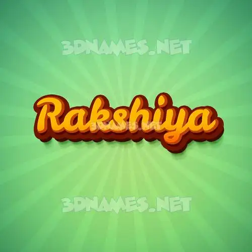 rakshiya in Green Rays style - 3D name wallpaper rakshiya in Green Rays style - 3D name wallpaper