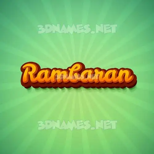 rambaran in Green Rays style - 3D name wallpaper rambaran in Green Rays style - 3D name wallpaper