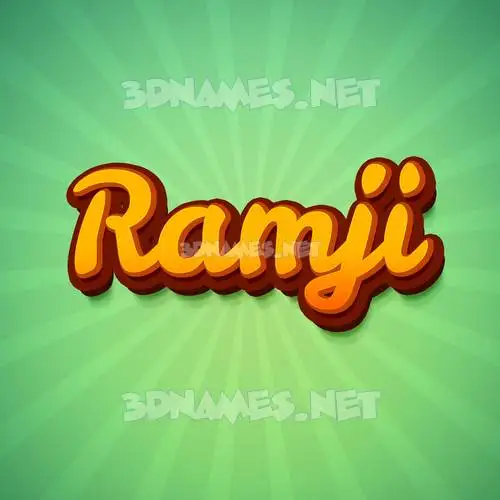 ramji in Green Rays style - 3D name wallpaper ramji in Green Rays style - 3D name wallpaper
