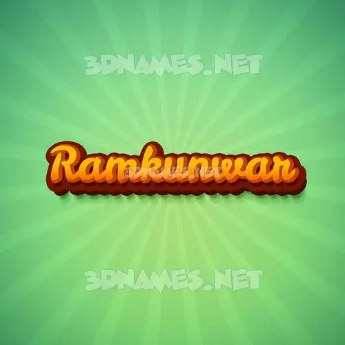 ramkunwar in Green Rays style - 3D name wallpaper ramkunwar in Green Rays style - 3D name wallpaper