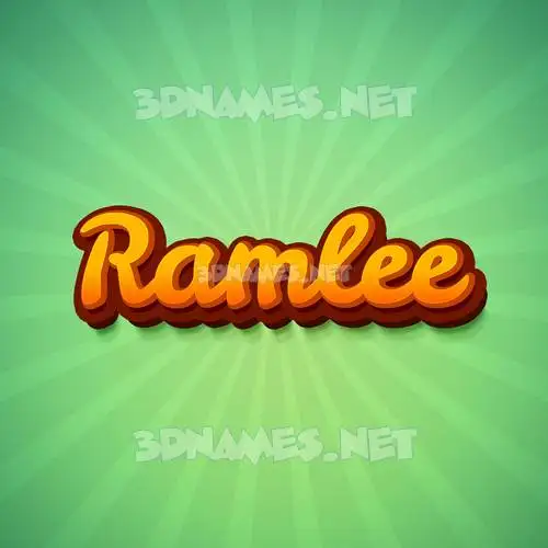 ramlee in Green Rays style - 3D name wallpaper ramlee in Green Rays style - 3D name wallpaper