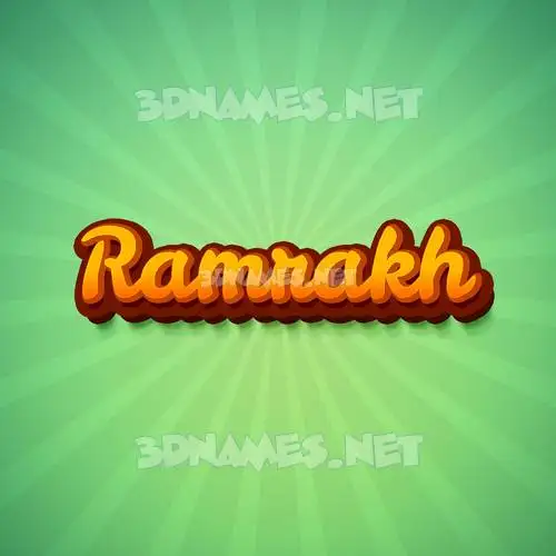 ramrakh in Green Rays style - 3D name wallpaper ramrakh in Green Rays style - 3D name wallpaper