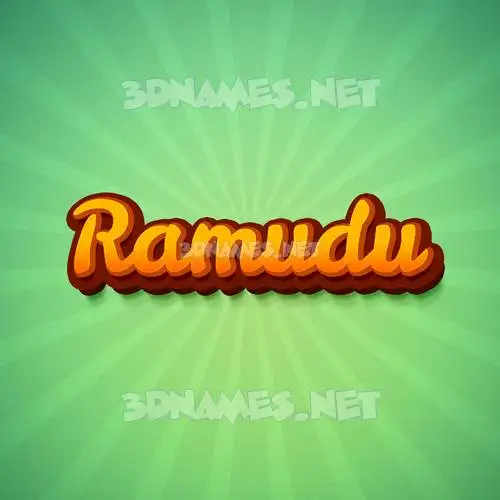 ramudu in Green Rays style - 3D name wallpaper ramudu in Green Rays style - 3D name wallpaper