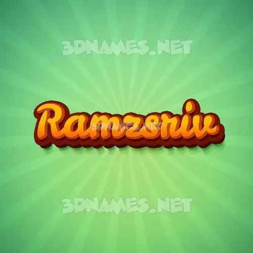 ramzsriv in Green Rays style - 3D name wallpaper ramzsriv in Green Rays style - 3D name wallpaper