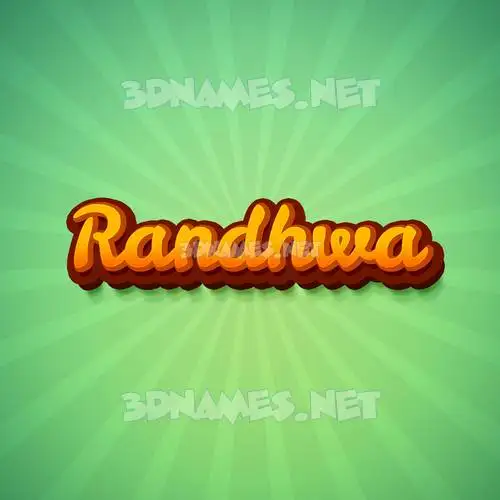 randhwa in Green Rays style - 3D name wallpaper randhwa in Green Rays style - 3D name wallpaper
