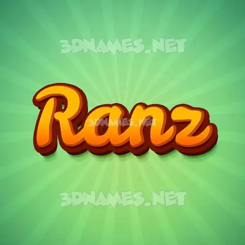 ranz in Green Rays style - 3D name wallpaper ranz in Green Rays style - 3D name wallpaper