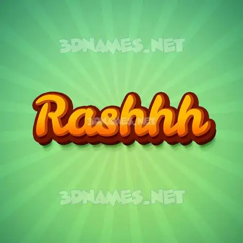 rashhh in Green Rays style - 3D name wallpaper rashhh in Green Rays style - 3D name wallpaper