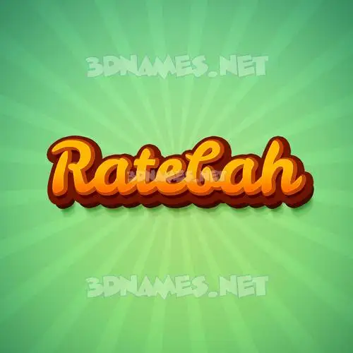 ratebah in Green Rays style - 3D name wallpaper ratebah in Green Rays style - 3D name wallpaper