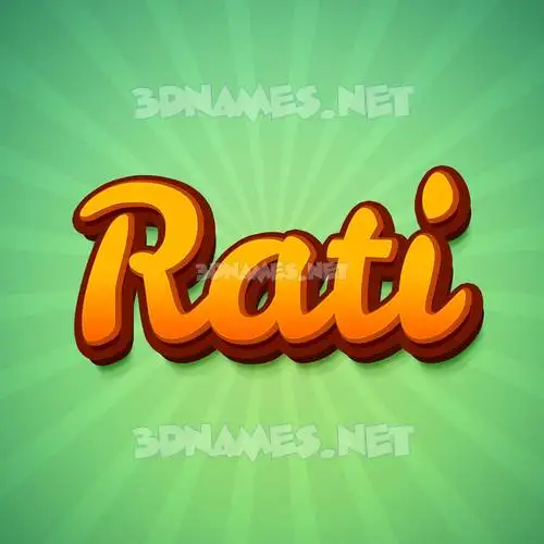 rati in Green Rays style - 3D name wallpaper rati in Green Rays style - 3D name wallpaper