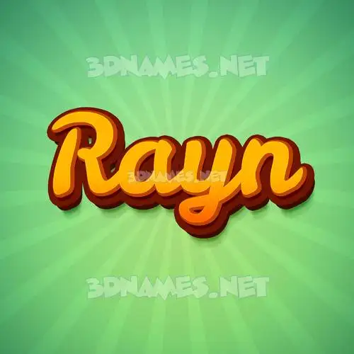 rayn in Green Rays style - 3D name wallpaper rayn in Green Rays style - 3D name wallpaper