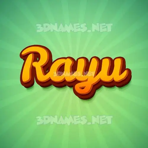 rayu in Green Rays style - 3D name wallpaper rayu in Green Rays style - 3D name wallpaper