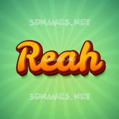 reah in Green Rays style - 3D name wallpaper reah in Green Rays style - 3D name wallpaper
