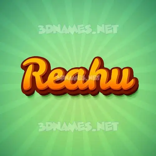 reahu in Green Rays style - 3D name wallpaper reahu in Green Rays style - 3D name wallpaper