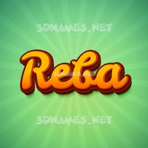 reba in Green Rays style - 3D name wallpaper reba in Green Rays style - 3D name wallpaper