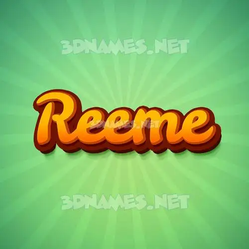 reeme in Green Rays style - 3D name wallpaper reeme in Green Rays style - 3D name wallpaper