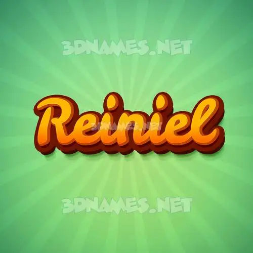 reiniel in Green Rays style - 3D name wallpaper reiniel in Green Rays style - 3D name wallpaper