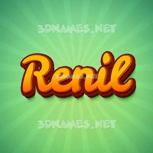 renil in Green Rays style - 3D name wallpaper renil in Green Rays style - 3D name wallpaper
