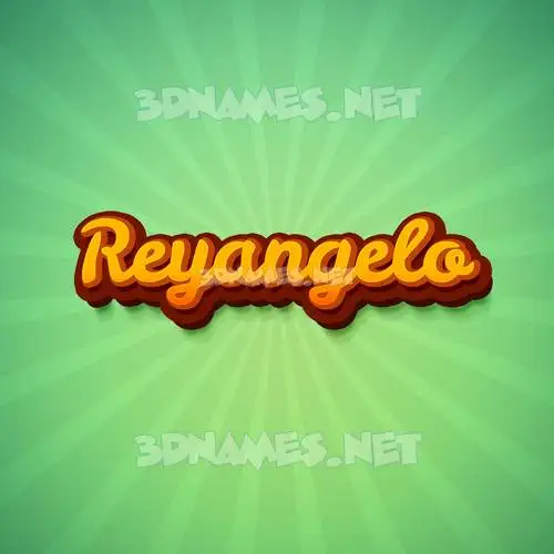 reyangelo in Green Rays style - 3D name wallpaper reyangelo in Green Rays style - 3D name wallpaper