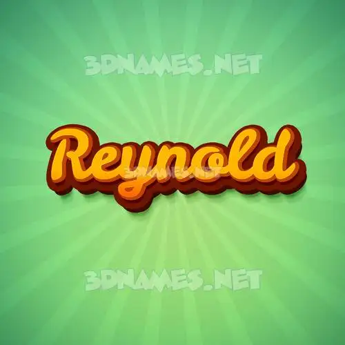 reynold in Green Rays style - 3D name wallpaper