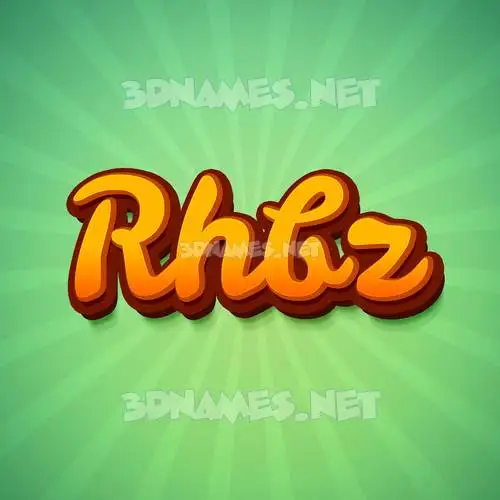 rhbz in Green Rays style - 3D name wallpaper rhbz in Green Rays style - 3D name wallpaper
