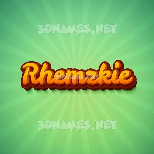 rhemzkie in Green Rays style - 3D name wallpaper rhemzkie in Green Rays style - 3D name wallpaper
