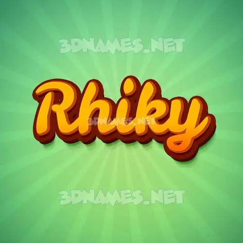 rhiky in Green Rays style - 3D name wallpaper rhiky in Green Rays style - 3D name wallpaper