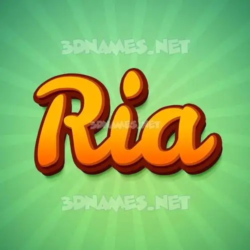 ria in Green Rays style - 3D name wallpaper ria in Green Rays style - 3D name wallpaper