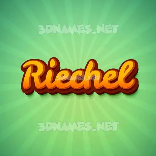 riechel in Green Rays style - 3D name wallpaper riechel in Green Rays style - 3D name wallpaper