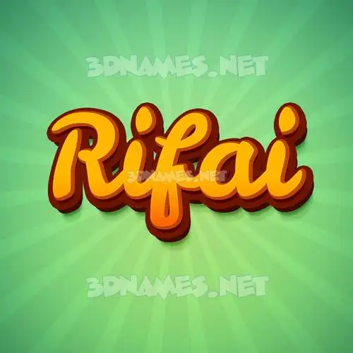 rifai in Green Rays style - 3D name wallpaper rifai in Green Rays style - 3D name wallpaper