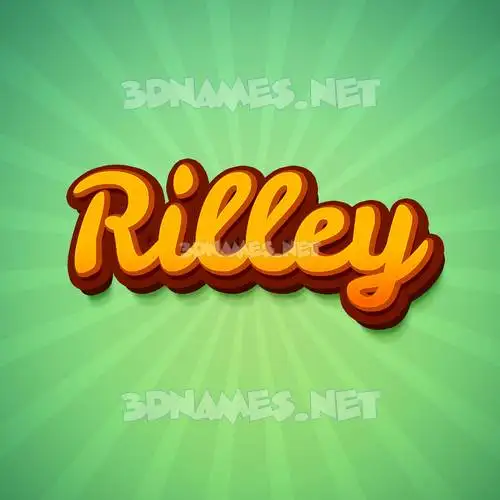 rilley in Green Rays style - 3D name wallpaper rilley in Green Rays style - 3D name wallpaper