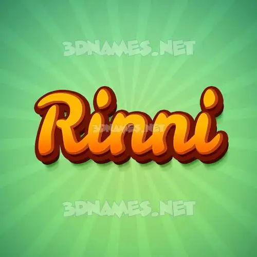 rinni in Green Rays style - 3D name wallpaper rinni in Green Rays style - 3D name wallpaper