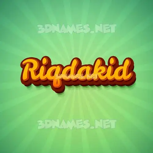 riqdakid in Green Rays style - 3D name wallpaper riqdakid in Green Rays style - 3D name wallpaper