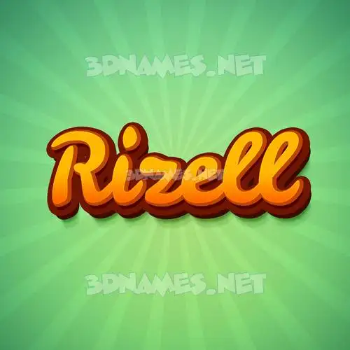 rizell in Green Rays style - 3D name wallpaper rizell in Green Rays style - 3D name wallpaper